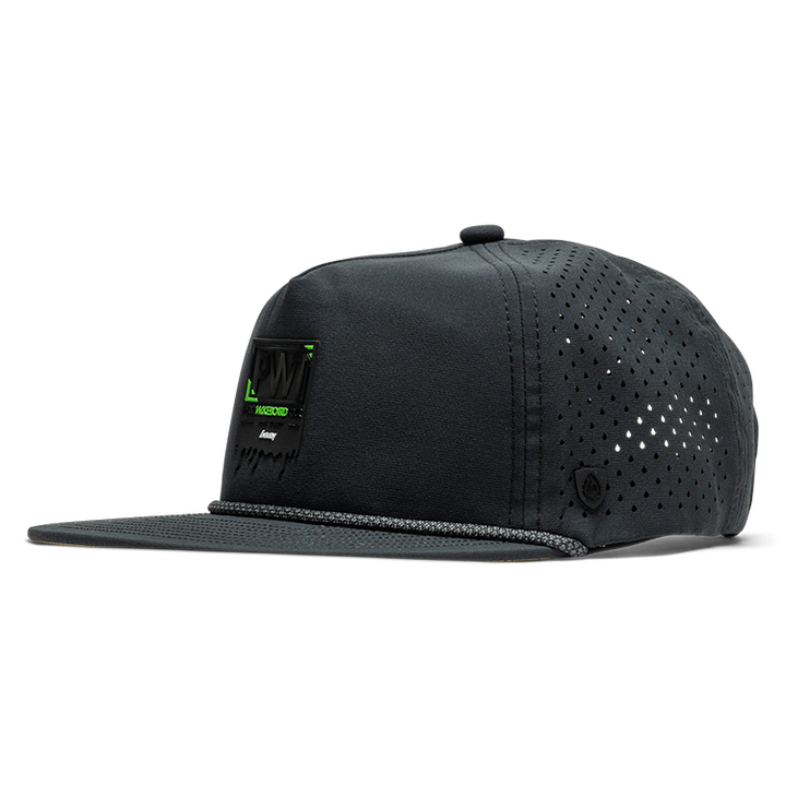 Suay PWT x Suay Drift rope-brim snapback hat in Black - front view