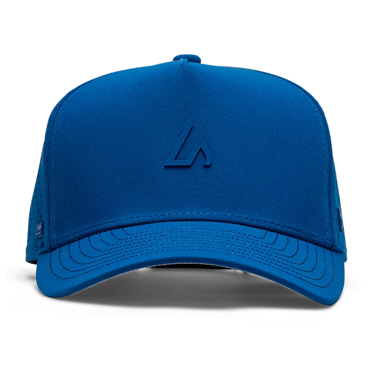 Suay Apex 5-panel snapback hat in Royal - side view