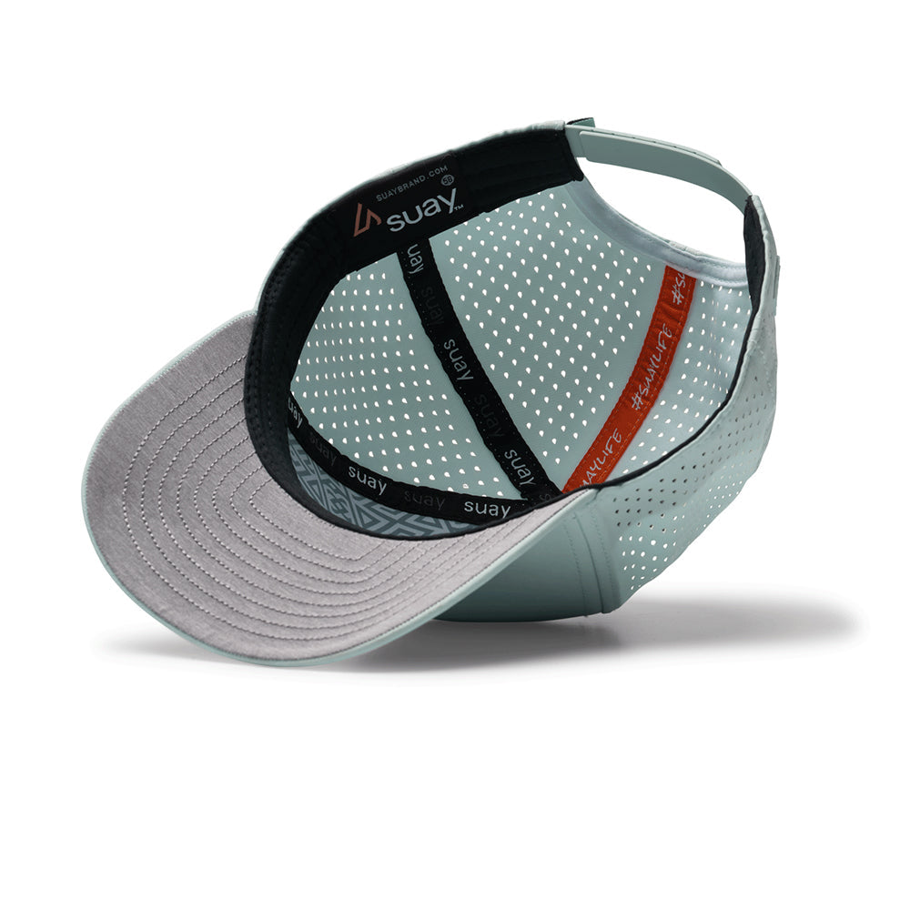 Suay Endurance 6-panel performance hat in Mint - side view