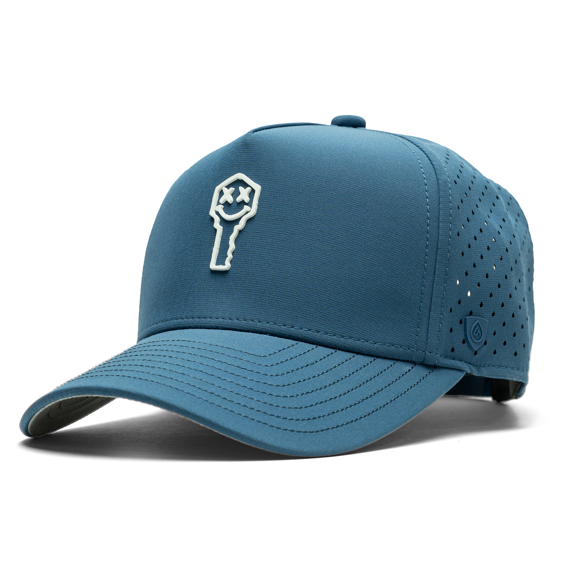 Key x Suay - Apex - Harbor Blue — Key patch: White