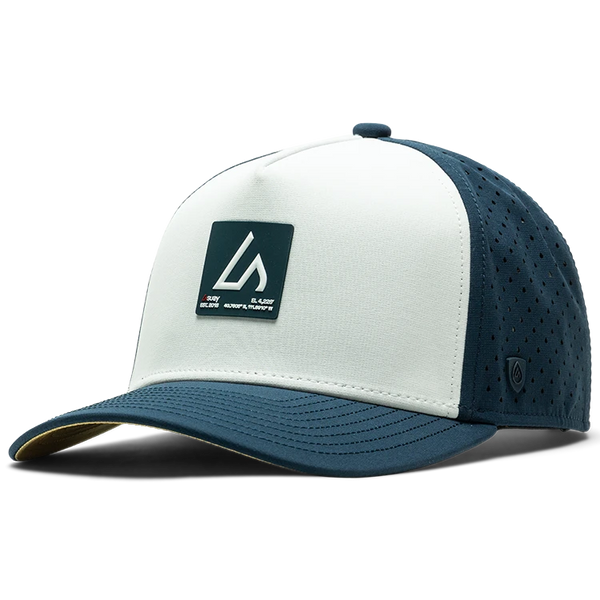 Suay Apex 5-panel snapback hat in Two Tone Navy - front view