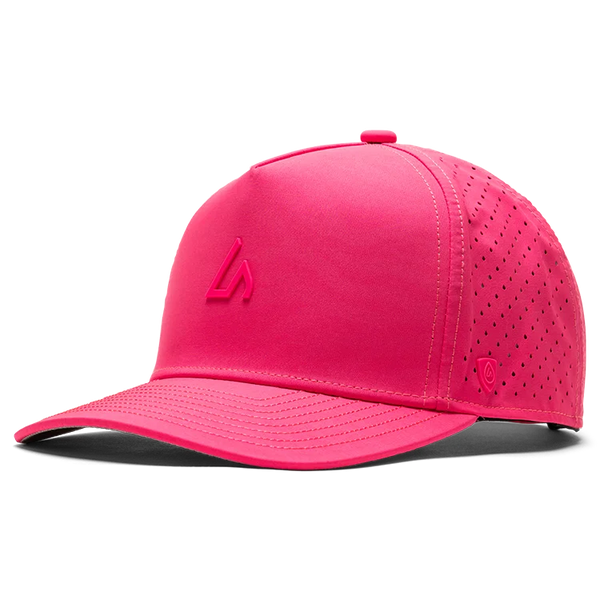 Suay Apex Wild 5-panel snapback hat in Neon Pink - front view