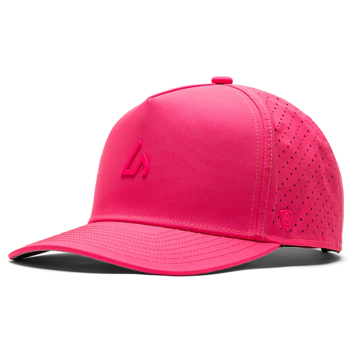 Suay Apex Wild 5-panel snapback hat in Neon Pink - front view