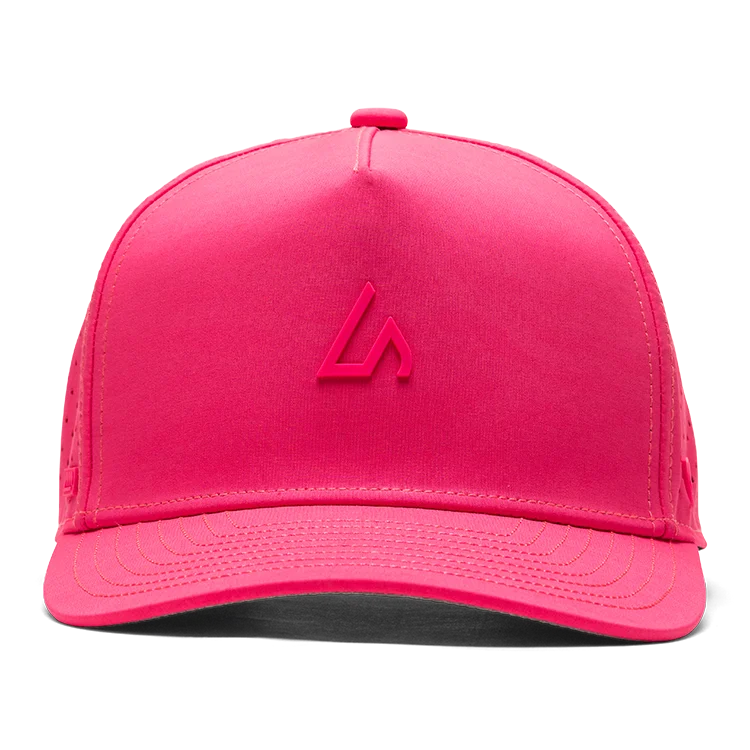 Suay Apex Wild 5-panel snapback hat in Neon Pink - back view