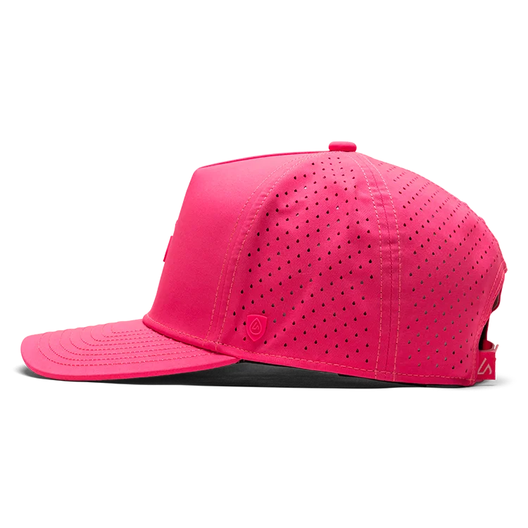 Suay Apex Wild 5-panel snapback hat in Neon Pink - lifestyle shot