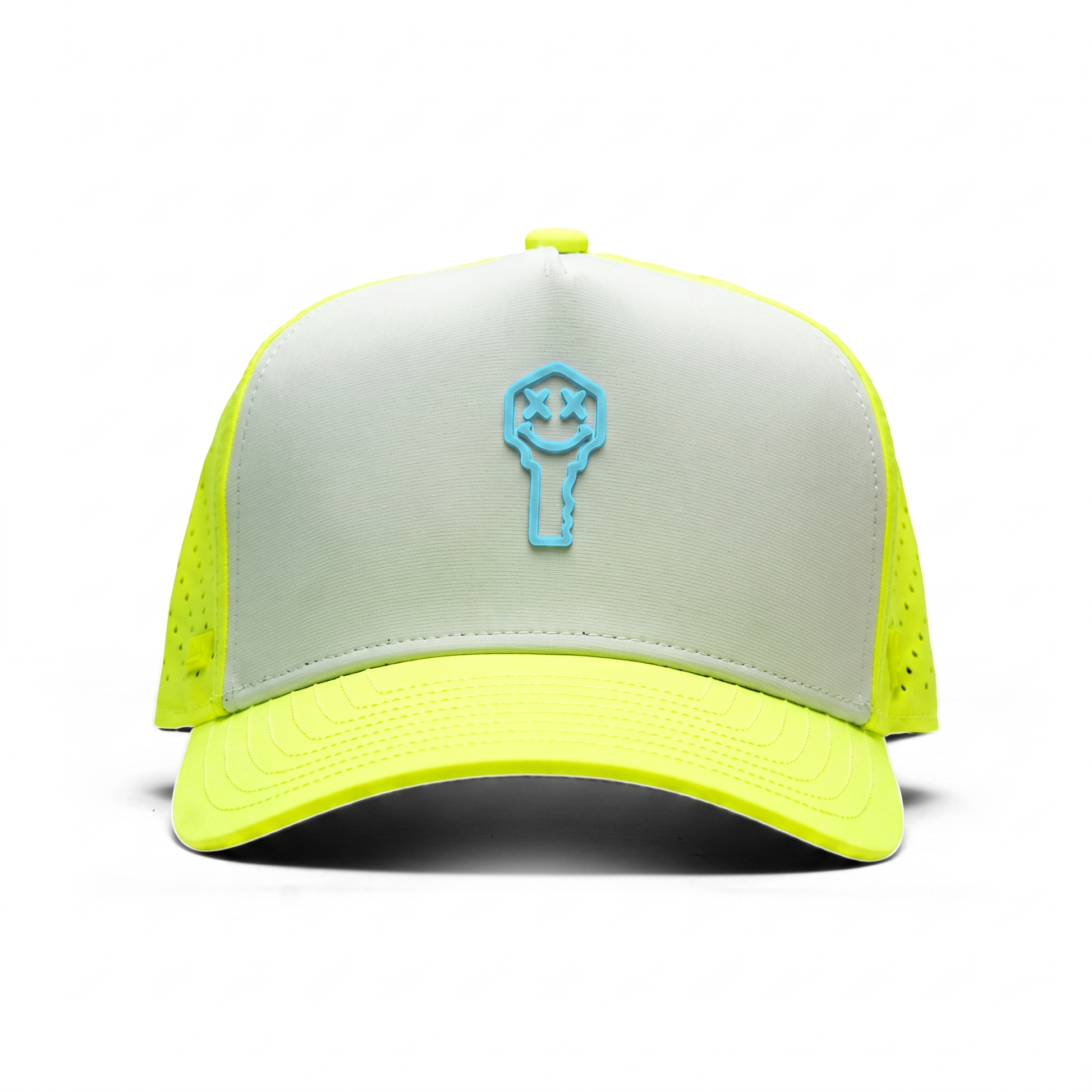 Key x Suay - Apex - Neon Yellow - Sky Blue Patch — Key patch: Sky Blue
