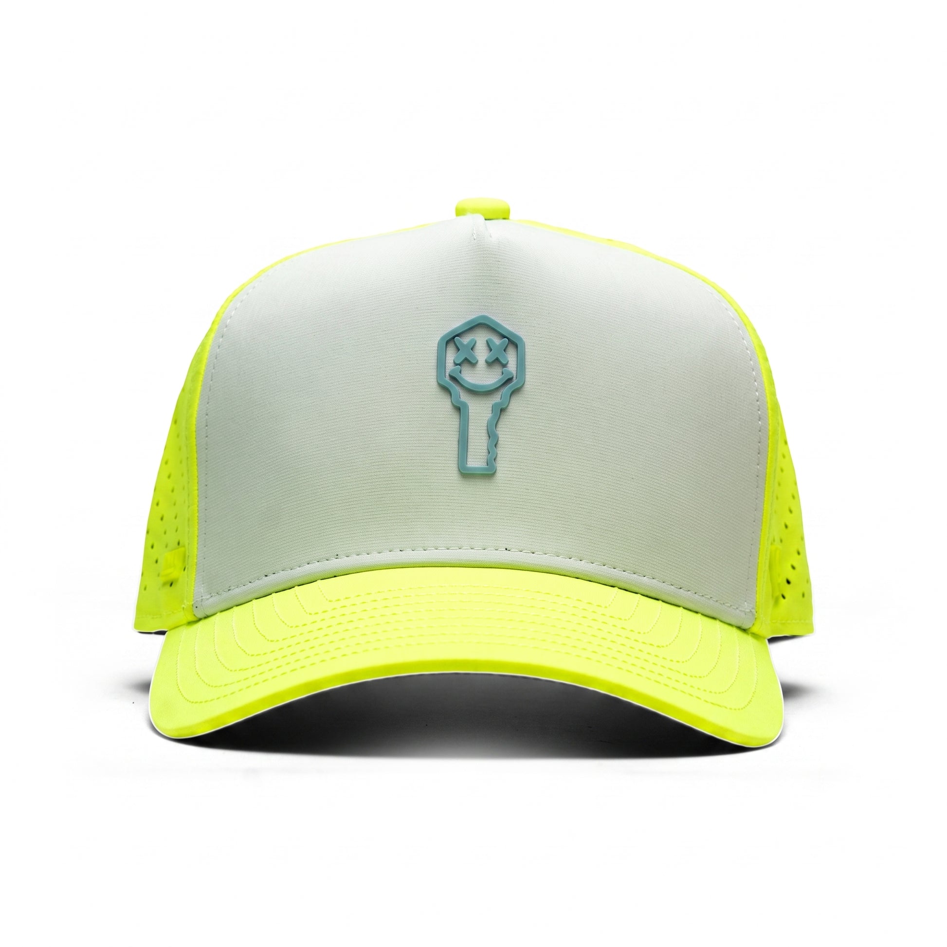 Key x Suay - Apex - Neon Yellow - Teal Patch — Key patch: Teal