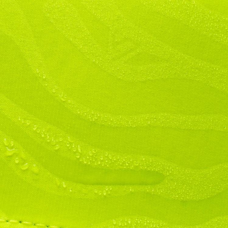 Suay PWT x Suay 5-panel snapback hat in Apex Wild - Neon Yellow/White - lifestyle shot