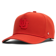 Suay University of Utah x Suay 5-panel snapback hat in All Red Apex - front view