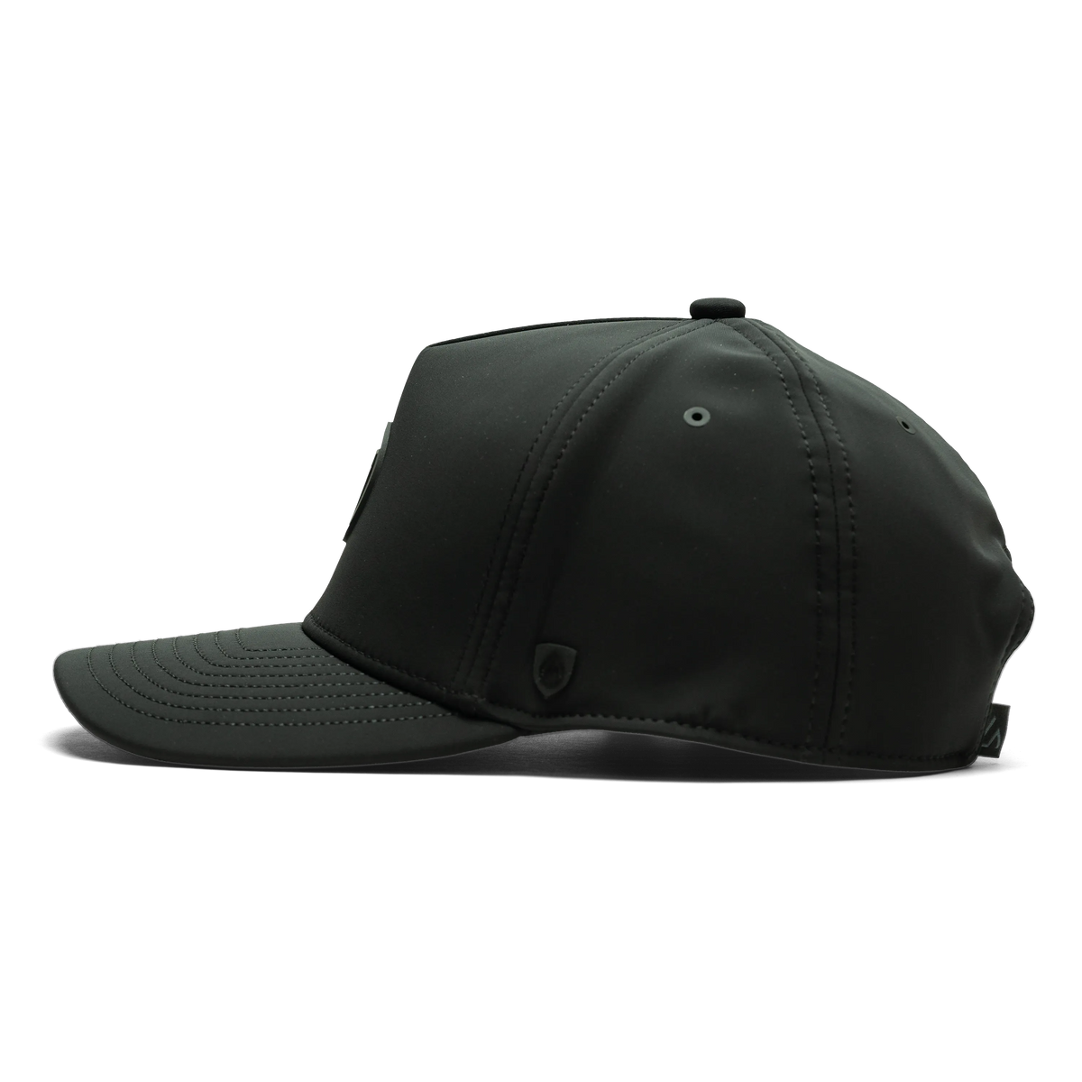 University of Utah x Suay - All Black Apex Toasty (Feather) hat - side view