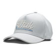 Suay Apex Toasty fleece-lined 5-panel snapback hat in White - front view