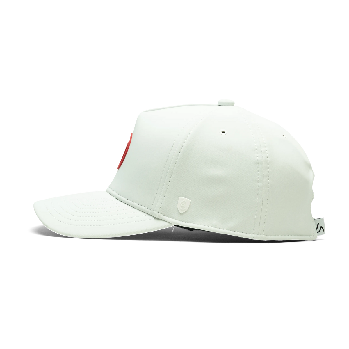 University of Utah x Suay - White Apex Toasty (Feather) hat - side view