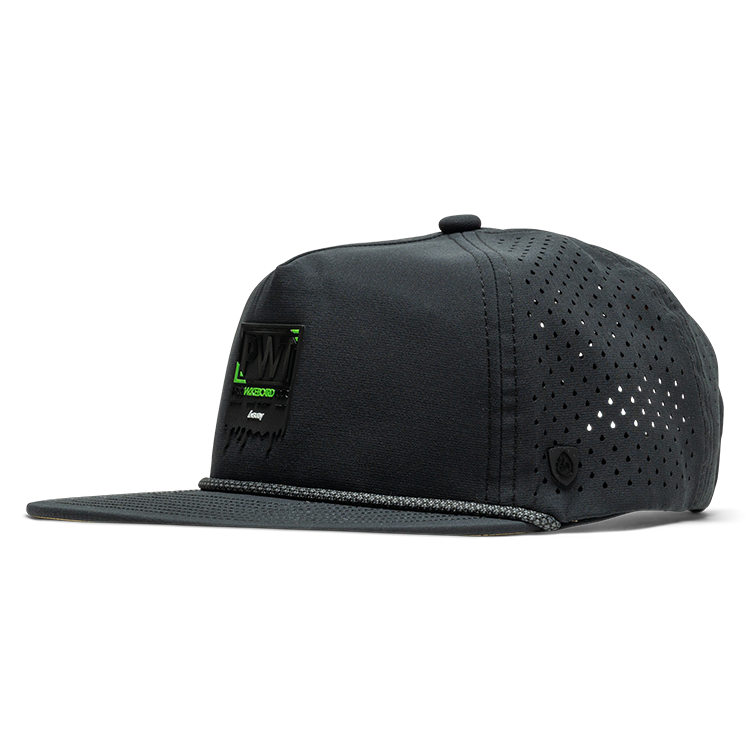 Suay PWT x Suay Drift rope-brim snapback hat in Black - front view