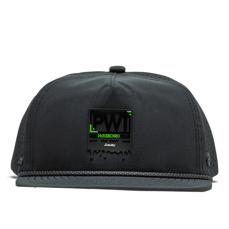 Suay PWT x Suay Drift rope-brim snapback hat in Black - side view