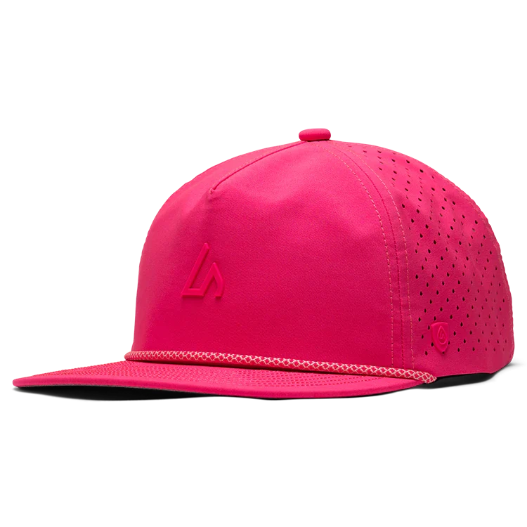 Suay Drift Wild rope-brim snapback hat in Neon Pink - front view