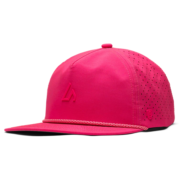 Suay Drift Wild rope-brim snapback hat in Neon Pink - front view