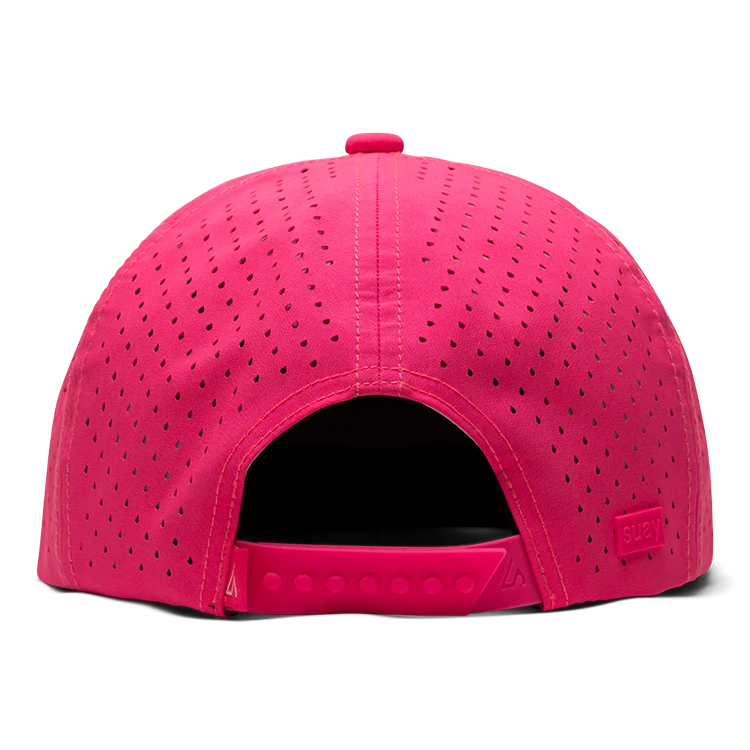 Suay PWT x Suay rope-brim snapback hat in Drift Wild - Neon Pink - detail view