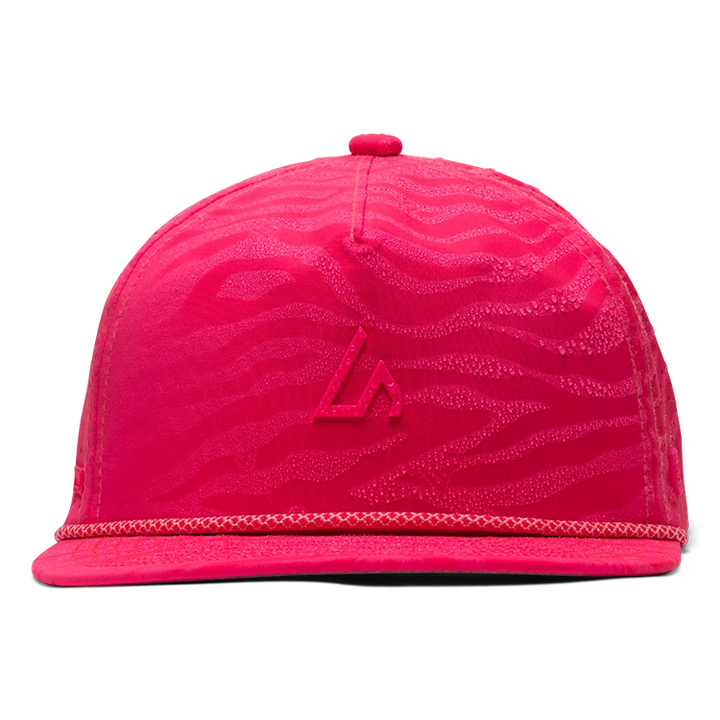 Suay Drift Wild rope-brim snapback hat in Neon Pink - side view