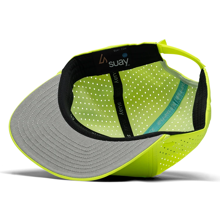 Suay PWT x Suay: Drift in Neon Wild Yellow rope-brim snapback hat - angle 6