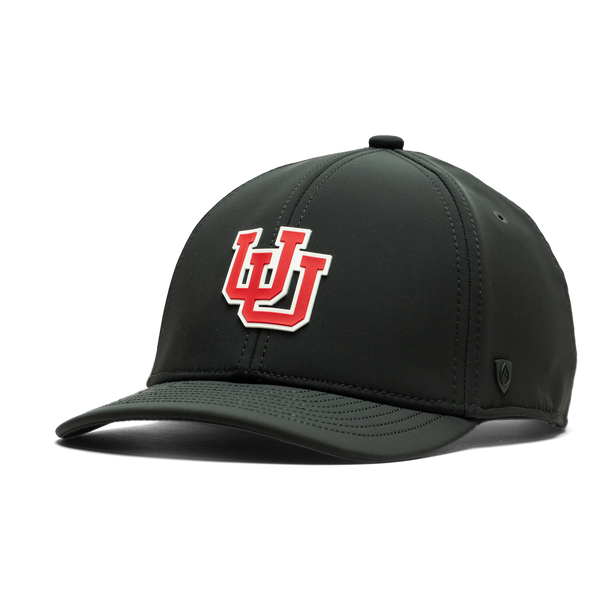University of Utah x Suay - Black Endurance Toasty (Interlocking U) hat - angle view
