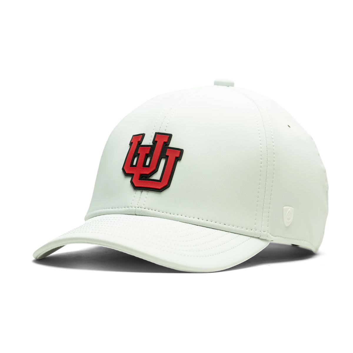 University of Utah x Suay - White Endurance Toasty (Interlocking U) hat - angle view