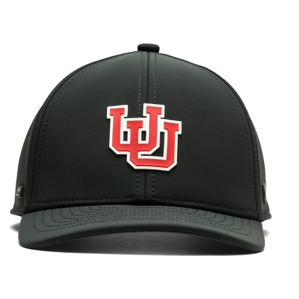 University of Utah x Suay - Black Endurance Toasty (Interlocking U) hat - front view