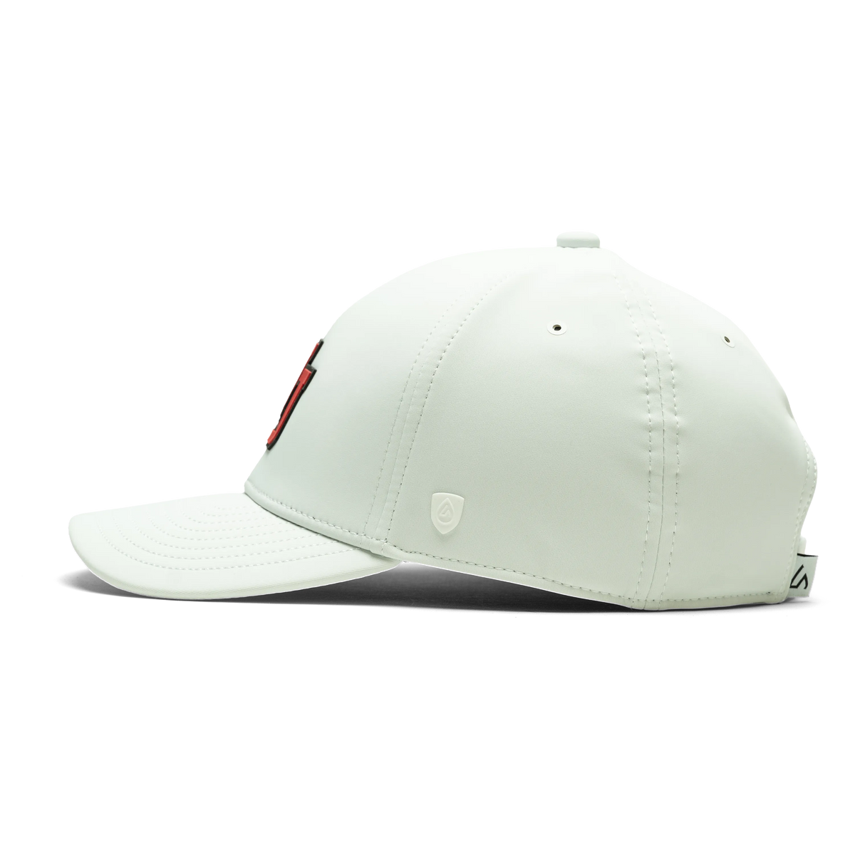 University of Utah x Suay - White Endurance Toasty (Interlocking U) hat - side view