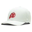 University of Utah x Suay - White Endurance (Feather) hat - angle view