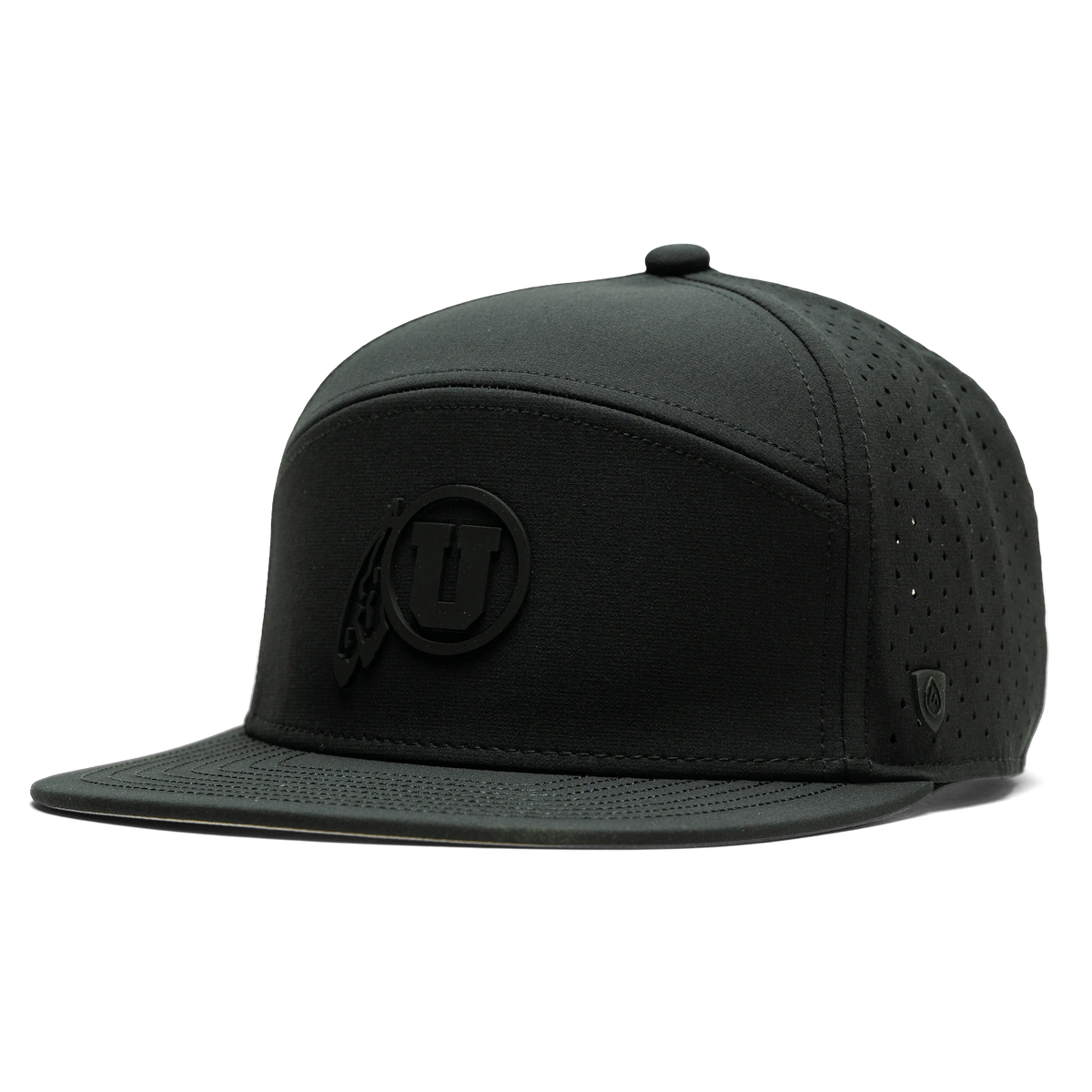 University of Utah x Suay - Black Horizon (Feather) hat - angle view