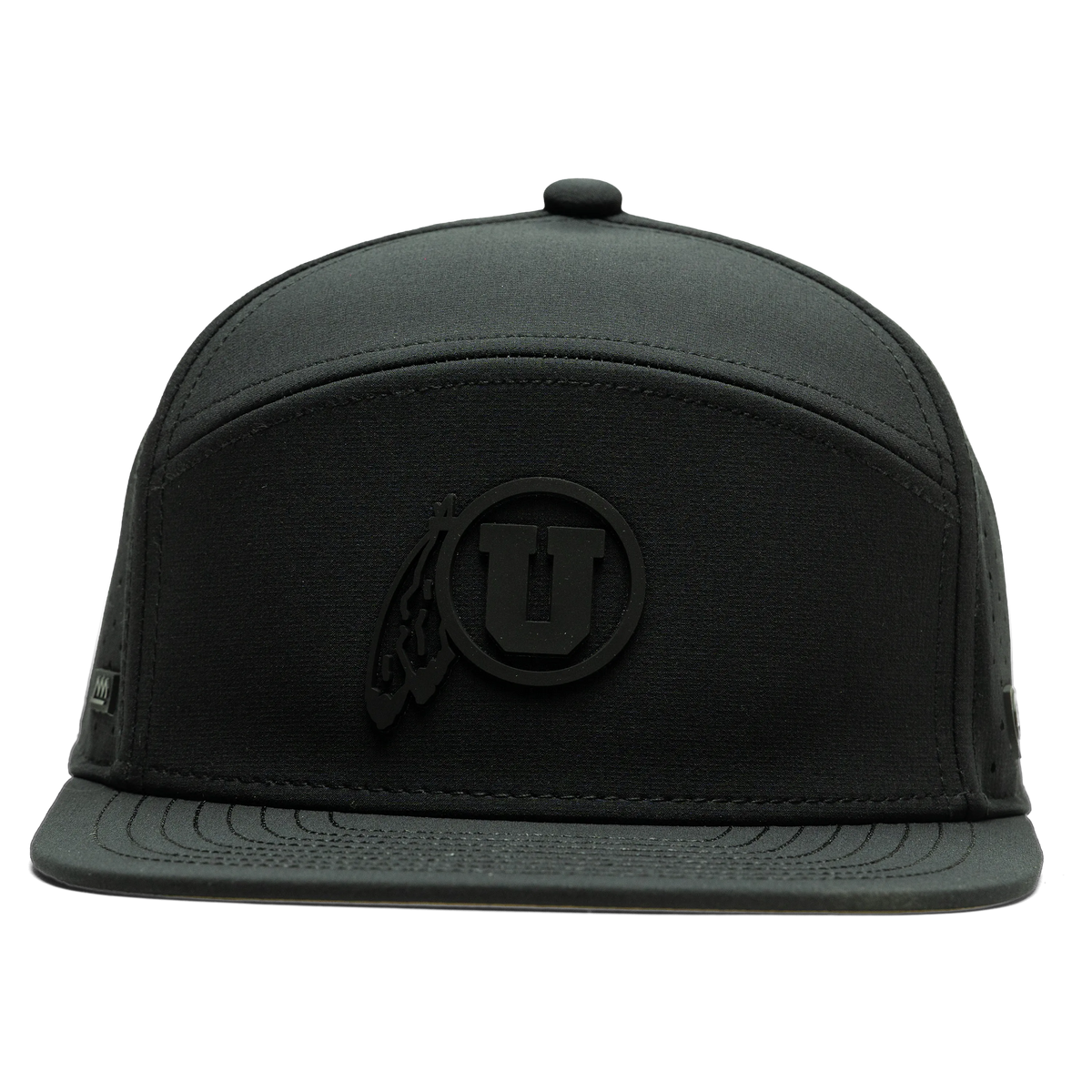 University of Utah x Suay - Black Horizon (Feather) hat - front view
