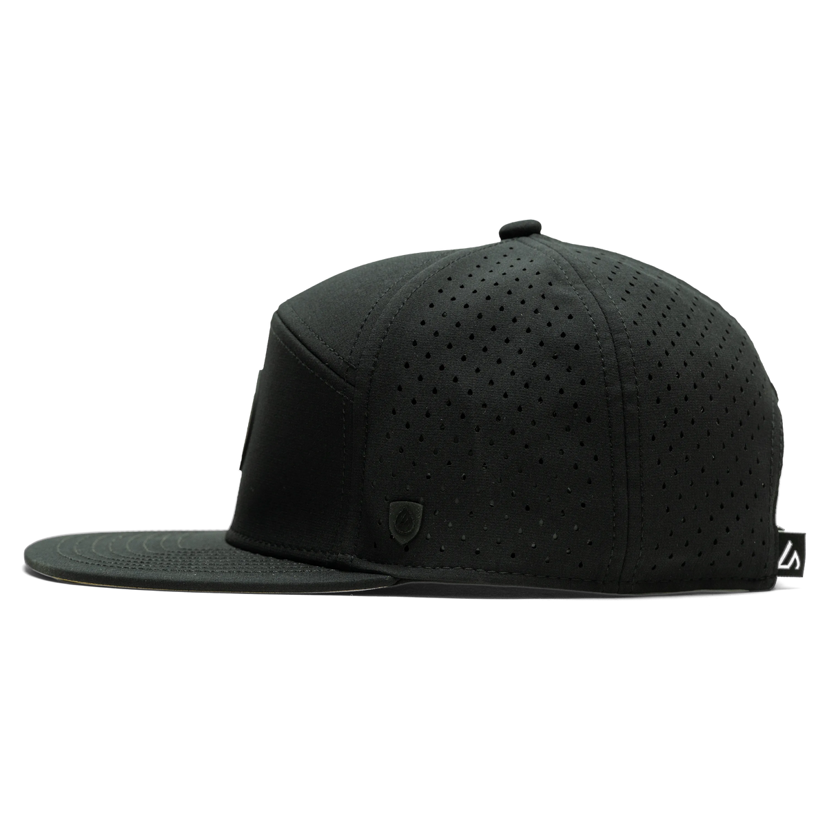 University of Utah x Suay - Black Horizon (Feather) hat - side view