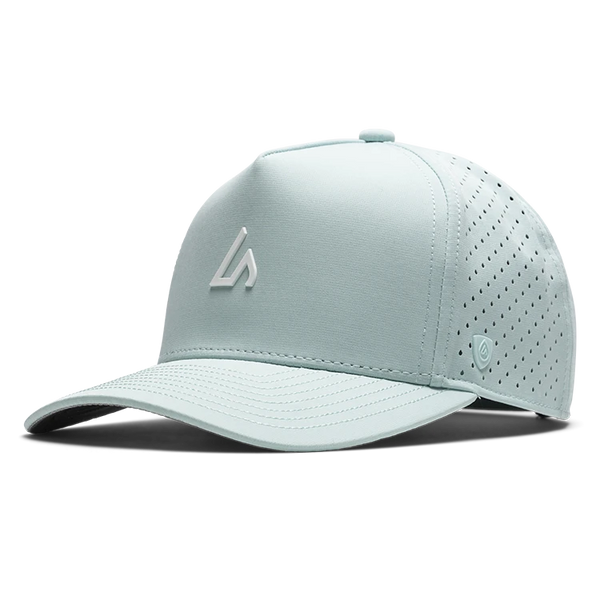 Suay Apex 5-panel snapback hat in Mint / White - front view