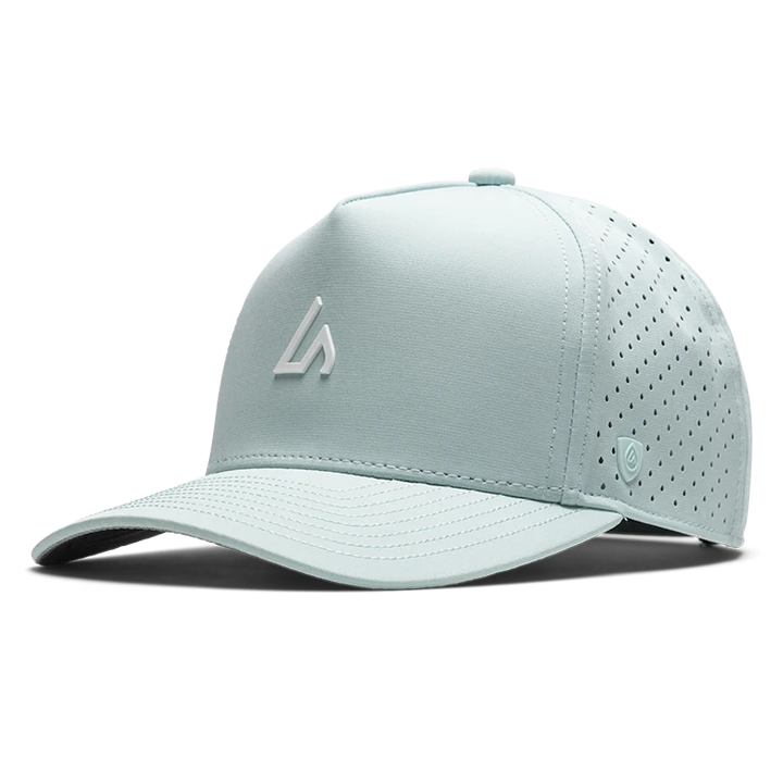 Suay Apex 5-panel snapback hat in Mint / White - front view