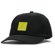 Suay Nomad unstructured dad hat in Black / Yellow Inkplate - front view