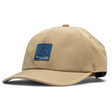 Suay Nomad unstructured dad hat in Camel / Harbor Inkplate - front view