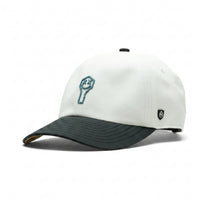 Key x Suay - Nomad - White / Black Two Tone - Teal Patch — Key patch: Teal