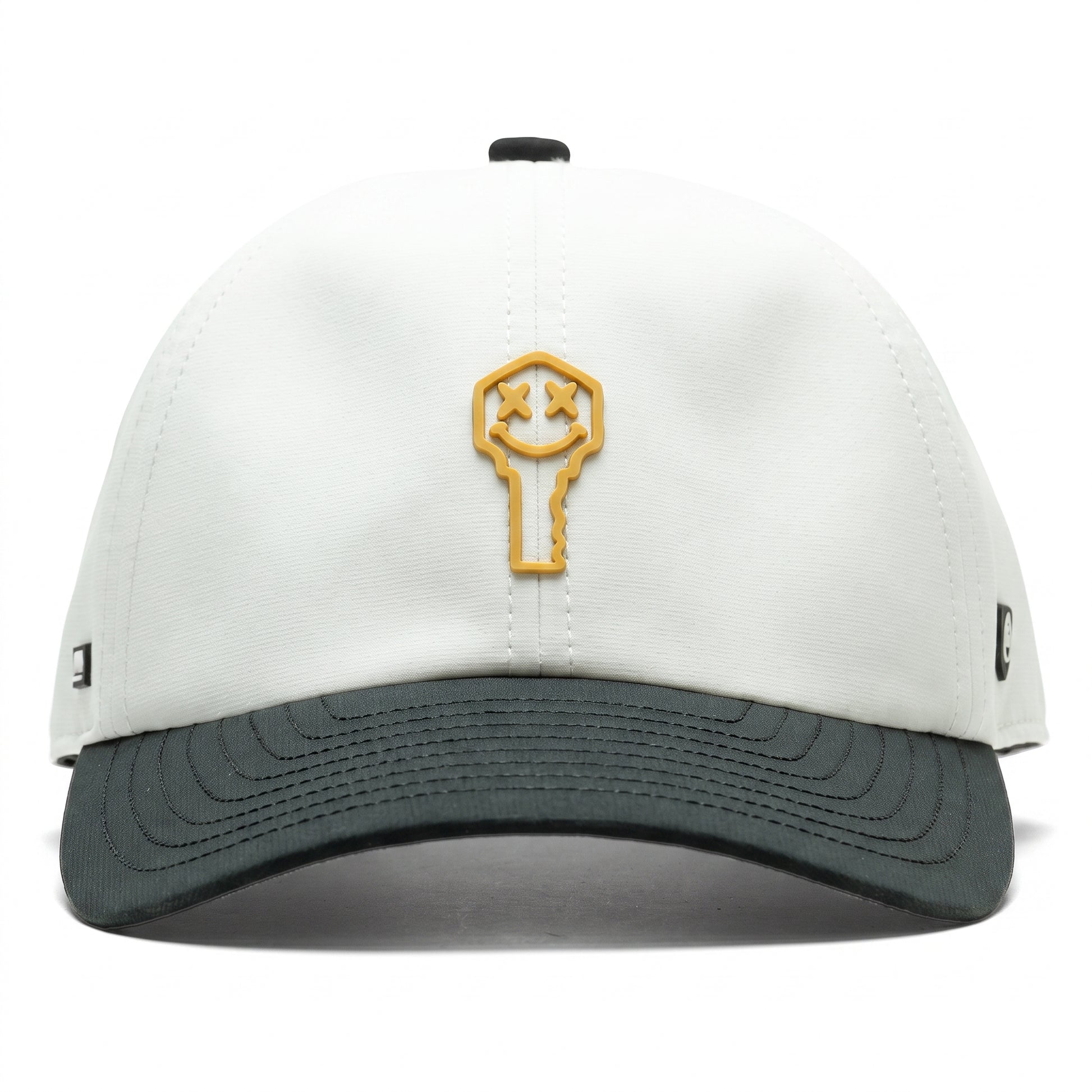 Key x Suay - Nomad - White / Black Two Tone - Yellow Patch — Key patch: Yellow