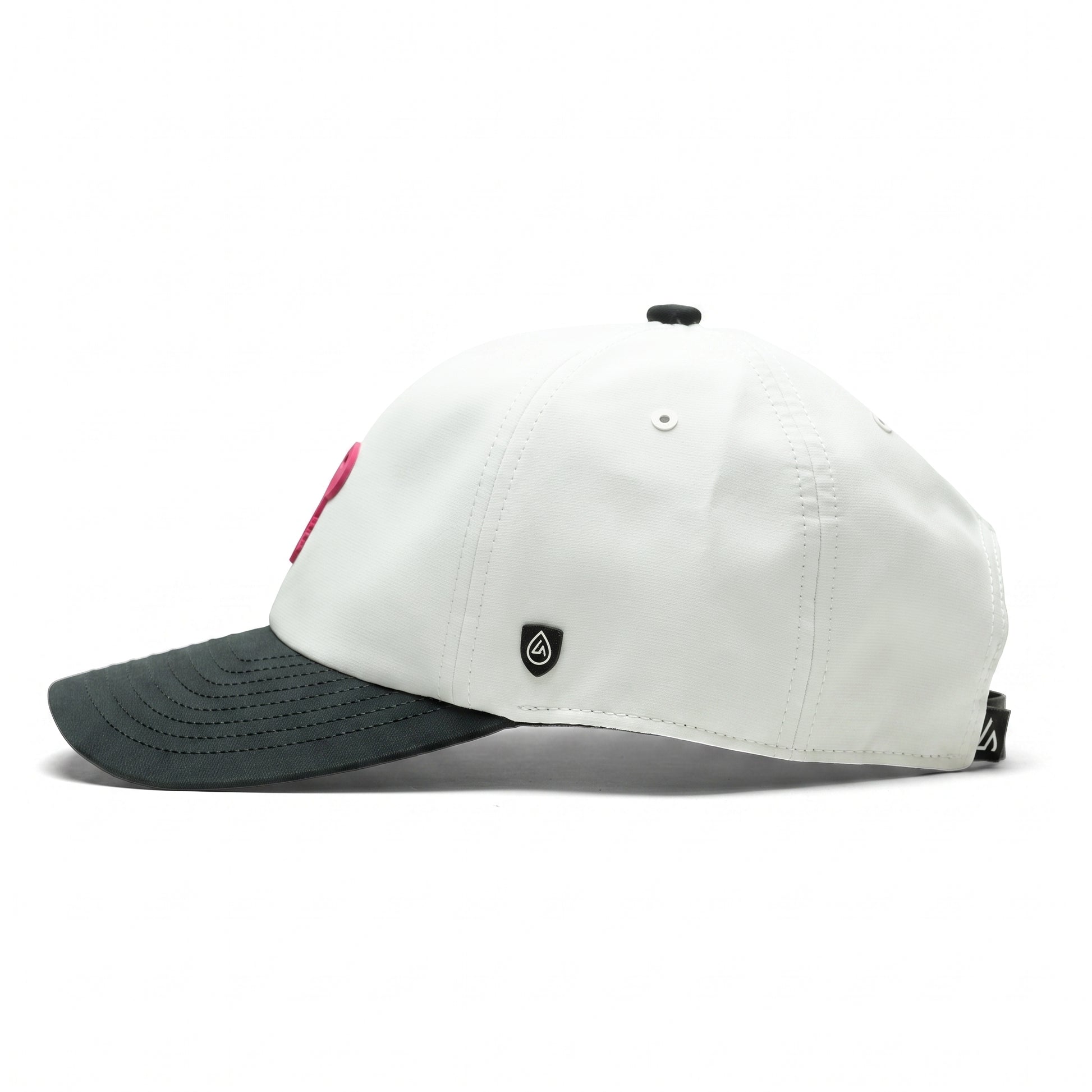 Key x Suay - Nomad - White / Black Two Tone - Pink Patch — Key patch: Pink