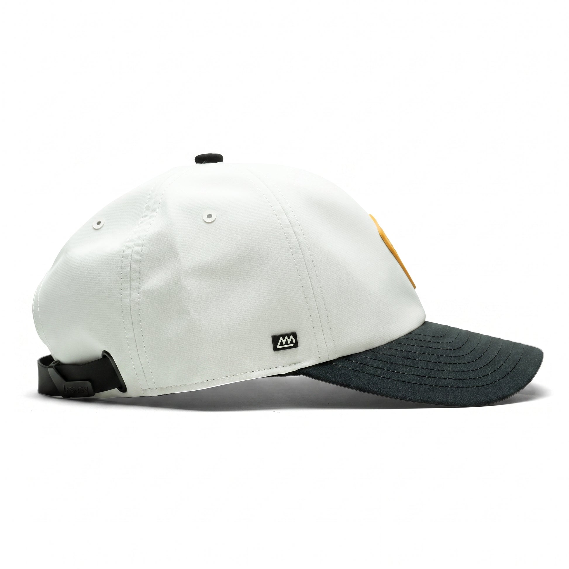 Key x Suay - Nomad - White / Black Two Tone - Yellow Patch — Key patch: Yellow