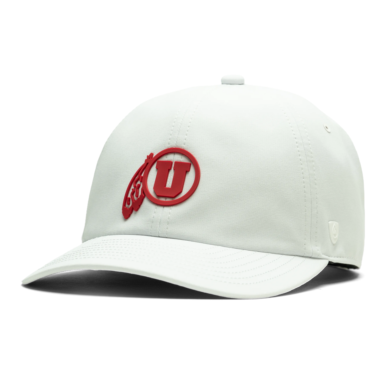 University of Utah x Suay - White Nomad (Feather) hat - angle view