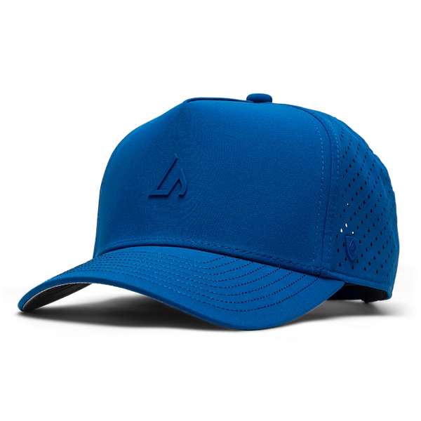 Suay Apex 5-panel snapback hat in Royal - front view