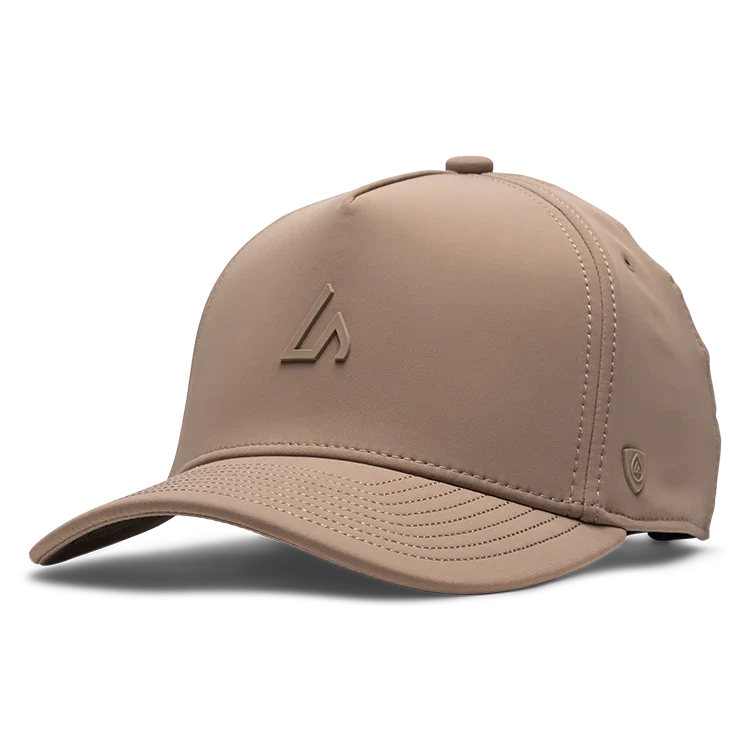 Suay Apex Toasty fleece-lined 5-panel snapback hat in Dune - front view