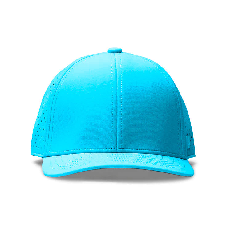 Suay Endurance 6-panel performance hat in Ocean Blue - detail view