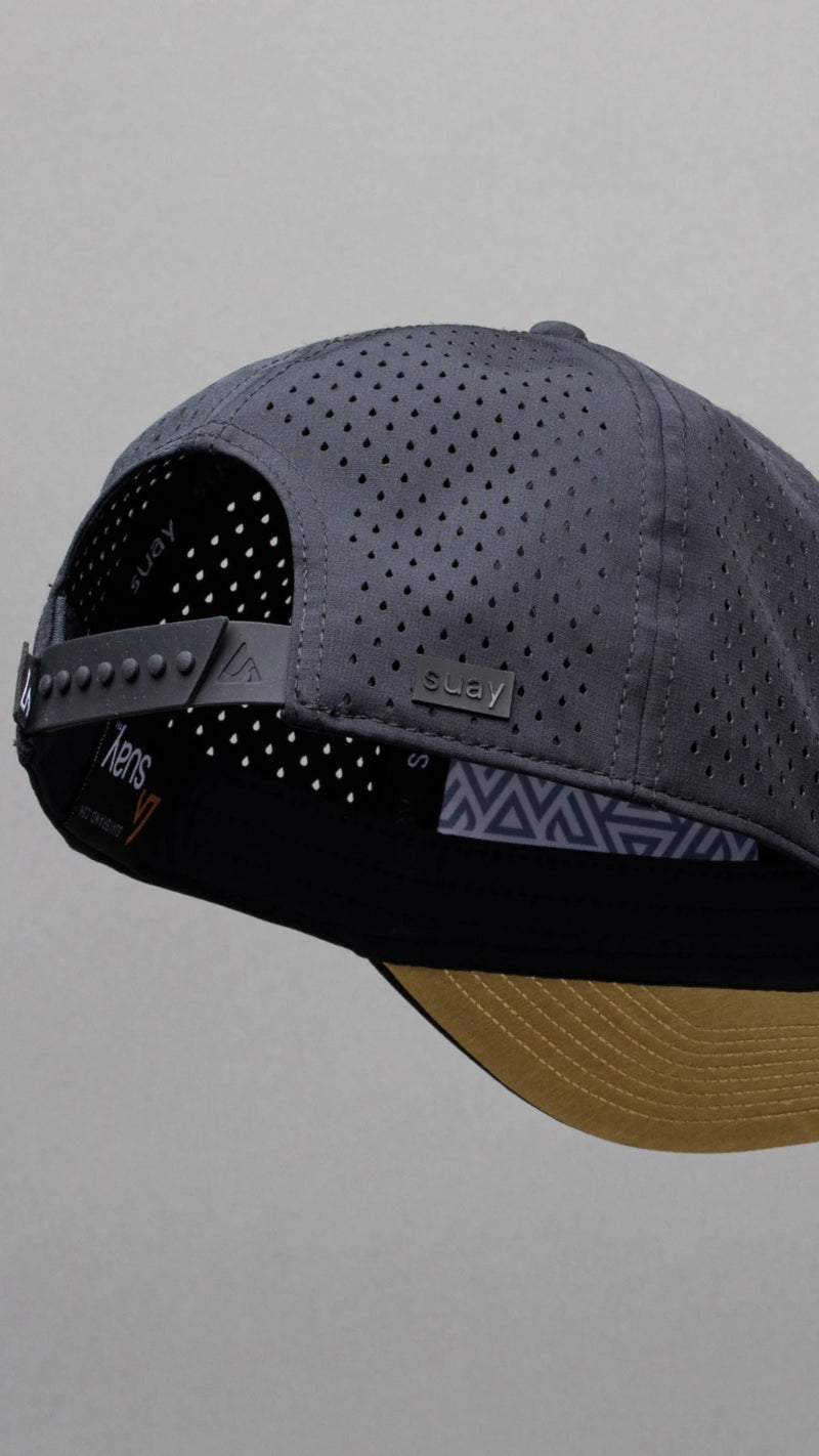 Hat with Silicone Snapback for extra stretch