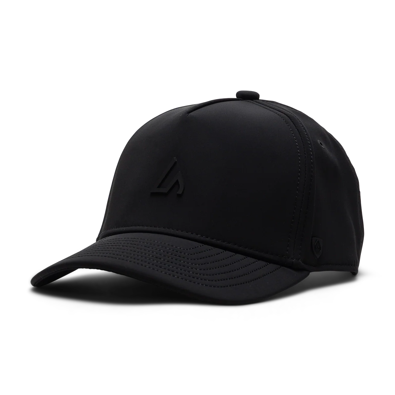 Suay Apex Toasty fleece-lined 5-panel snapback hat in Black - front view