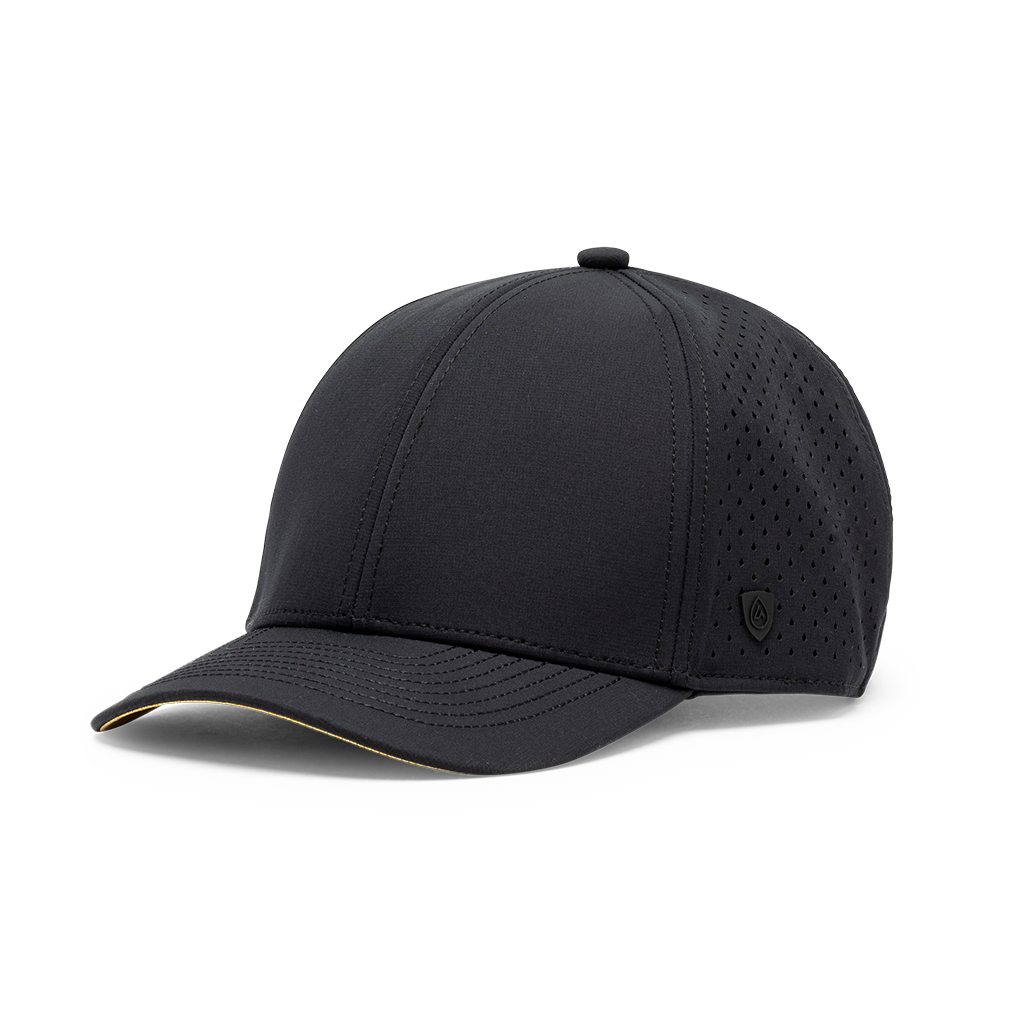 Suay Endurance 6-panel performance hat in Black - front view