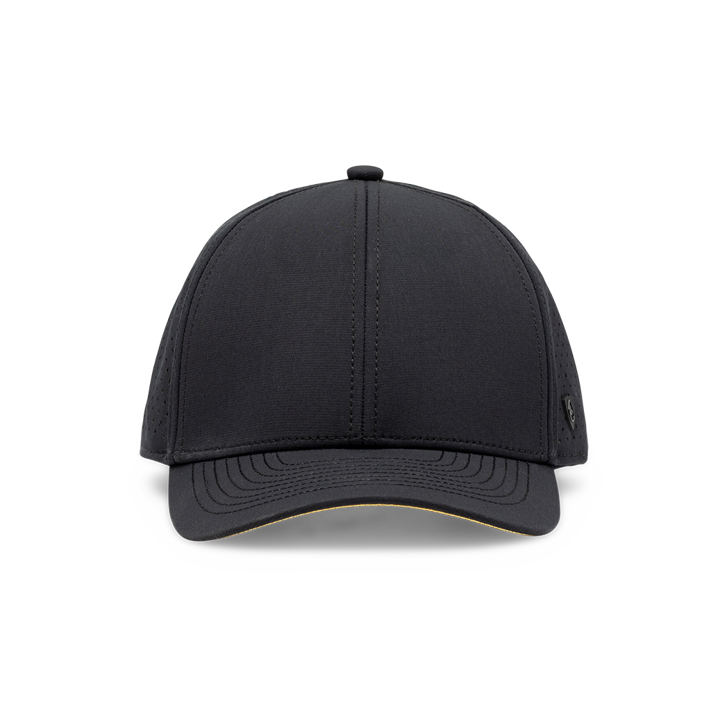 Suay Endurance 6-panel performance hat in Black - detail view