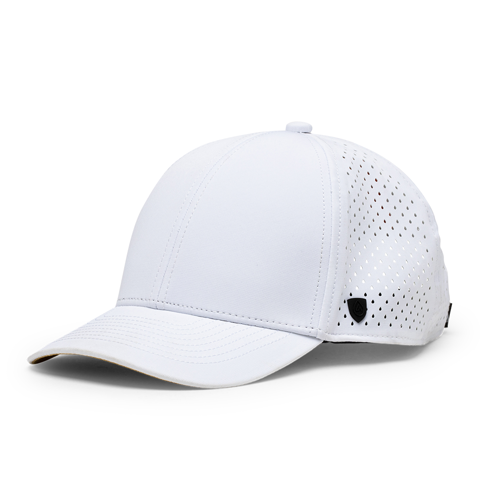 Suay Endurance 6-panel performance hat in White / Black - front view