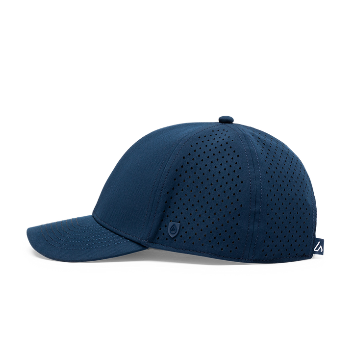 Suay Endurance 6-panel performance hat in Navy - side view