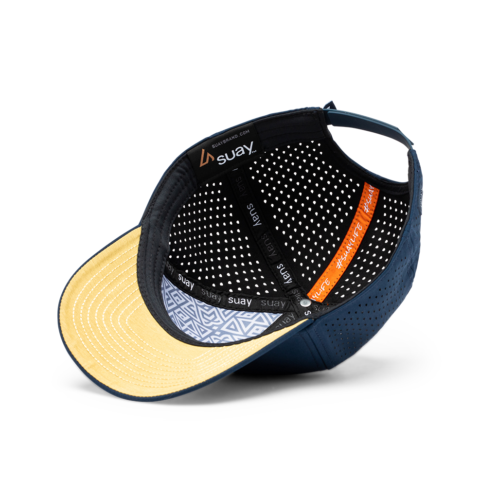 Suay Endurance 6-panel performance hat in Navy - lifestyle shot